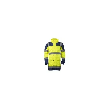 Hydra Hi-Viz Pe Esőöltöny Sárga/Kék (XXL)