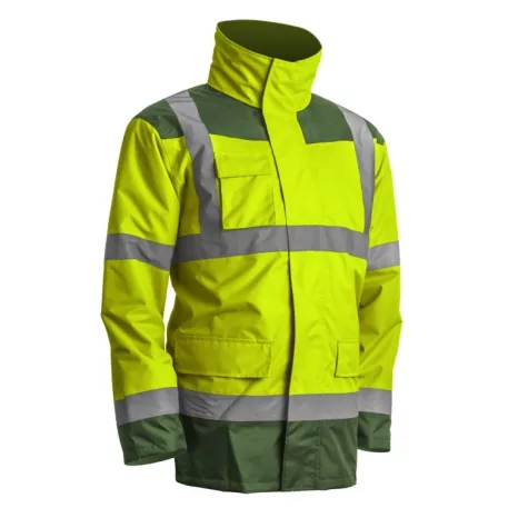 Kanata 4/1 HI-VIZ piros/szürke PE kabát 4XL