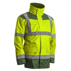 Kanata 4/1 Hi-Viz sárga/zöld PE kabát (XL)