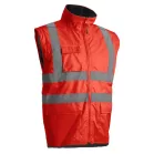 Kanata 4/1 Hi-Viz piros/kék PE kabát (L)