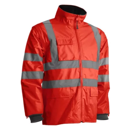 Kanata 4/1 Hi-Viz piros/kék PE kabát (L)