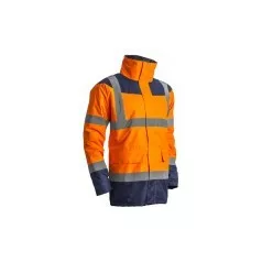   Keta Jólláthatósági Védőkabát Narancs-Kék Színben (XL)