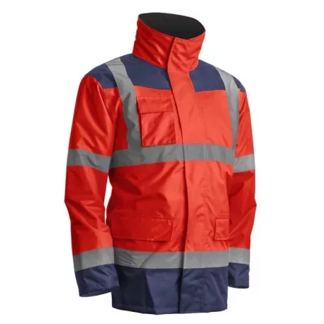 Keta Jólláthatósági Védőkabát piros-Kék (4XL)