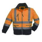 Fluo dzseki levehető ujjú (Láthatósági narancsárga L)