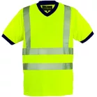 Yard v-nyakú fluo póló, (Sárga XL)