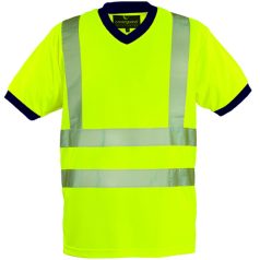 Yard v-nyakú fluo póló, (Sárga XL)