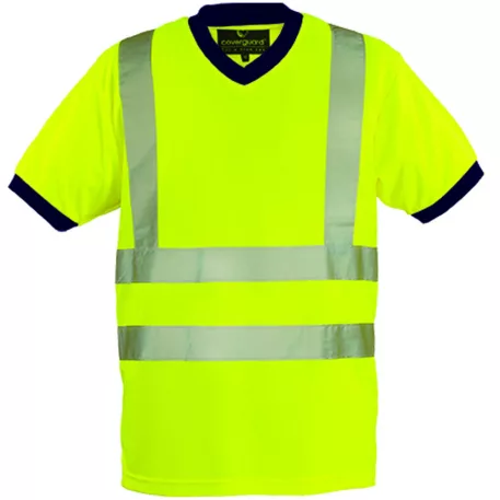 Yard v-nyakú fluo póló, (Sárga XL)
