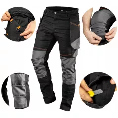 Neo munkásnadrág 81-239-XL Lecsatolható Zsebekkel, Slim