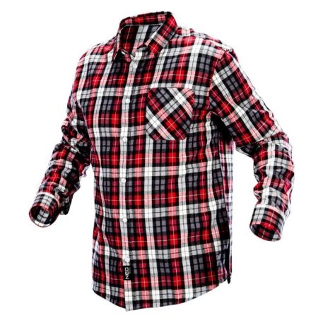 Ing Neo 81-540-XXL Flanel Piros-Fekete-Fehér 100% Pamut