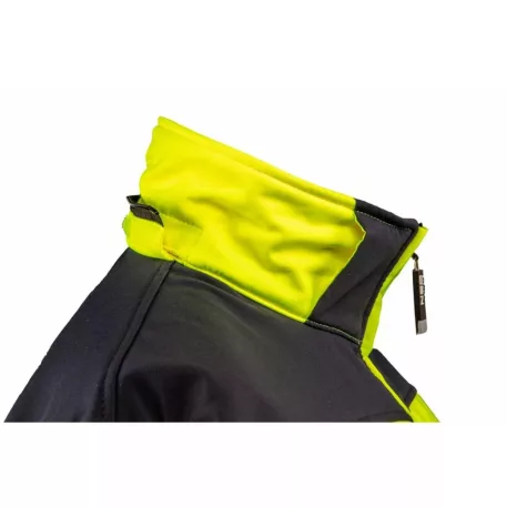 Láthatósági Dzseki Neo 81-700-S Softshell, Kapucnival, Sárga
