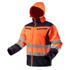 Láthatósági Dzseki Neo 81-701-3XL Softshell, Kapucnival, Narancssárga