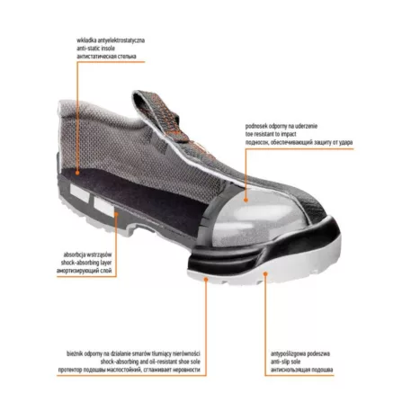 Szandál Neo 82-070-39 S1P Bőr S1 Src  (42)