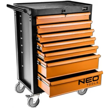 NEO Szervizkocsi 84-222 7 Fiókkal, 460x1030x680 mm
