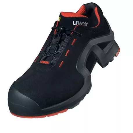 Uvex1 X-Tended Support Félcipő Fek/Piros S3 Src Esd (45)