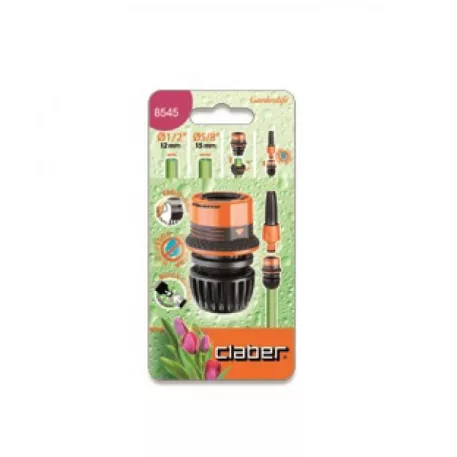 Gyorscsatlakozó Claber 8545 1/2" Stop Ergogrip, blister