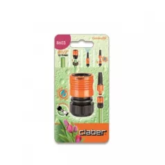Gyorscsatlakozó Claber 8603 1/2", Stop, blister