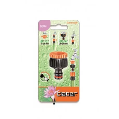 Csapcsatlakozó Claber 8804 3/4-1/2" Menetes, Univerzális, blister