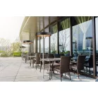 NEO Hősugárzó Álló 90-036 Teraszra Alu Ip34 Halogen, Távirányítóval