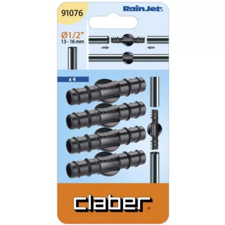 DRI összekötő idom CLABER 91076 1/2" 4 db-os bliszter