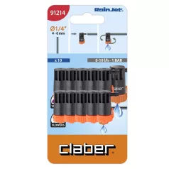 DRI csepegtető idom CLABER 91214 0-10 l/h 10 db-os bliszter