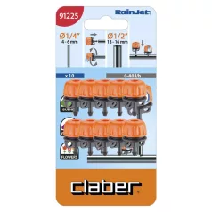   DRI csepegtető idom CLABER 91225 0-40 l/h állítható, 10 db-os bliszter