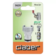   Csapcsatlakozó CLABER 9609 3/4 '' külső menetes fém