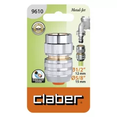   Csapcsatlakozó CLABER 9610 kuplungos 1/2''-5/8'' fém