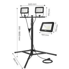 Reflektor Neo 99-061 230V/2X30W Led Állványos 