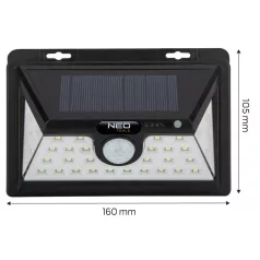 Reflektor Fali Neo 99-088 Smd Led 350Lm Napelemes