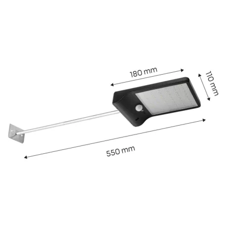Reflektor Fali Neo 99-090 Smd Led 450Lm Napelemes Távirányítós