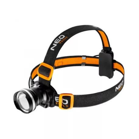 Fejlámpa Neo 99-200 400 Lumen, Fókuszálható, Cree R5, 3xAAA
