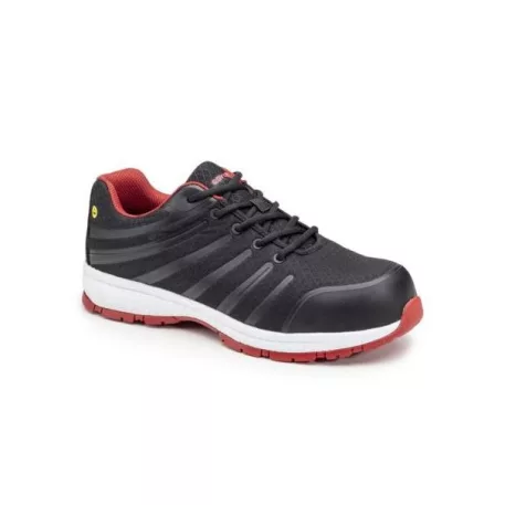 Galaxite S1P SRC ESD fekete/piros sport védőcipő (37)