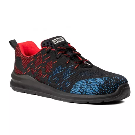 Coverguard Otavite S1P Fekete/Piros/Kék Sport Védőfélcipő (40)