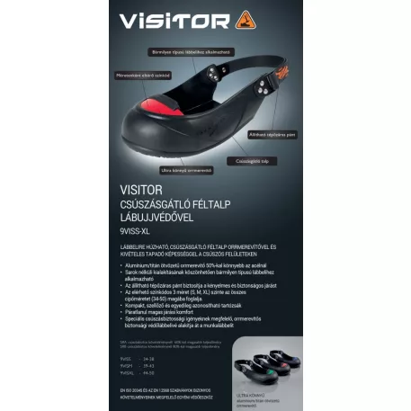 Visitor Csúszásgátló Féltalp Lábujjvédővel XL (44-50)