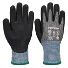 Portwest Vis-Tex Winter HR Cut nitril kesztyű (fekete XL)