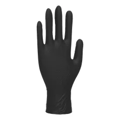   Portwest Orange HD egyszerhasználatos kesztyű (100 db) (fekete XL)