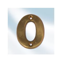 Ajtószám Réz 0-ás