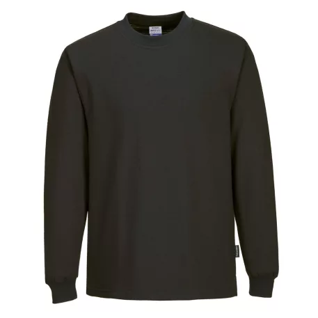 Portwest Anti -Static ESD Long Sleeve T-Shirt (fekete XS)