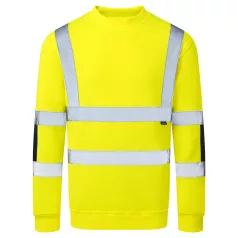 Portwest Hi-Vis kötött pulóver (sárga XL)
