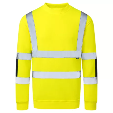 Portwest Hi-Vis kötött pulóver (sárga 3XL)