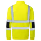 Portwest Hi-Vis cipzáras kötött pulóver (sárga XXL)