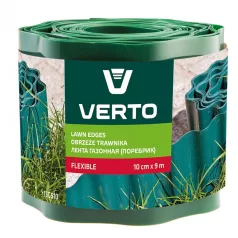 Verto Ágyásszegély 15G510, 10 cm x 9 m, Zöld