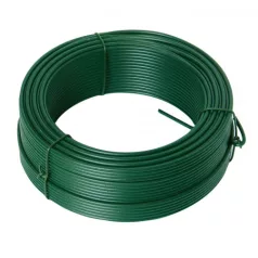 Feszítődrót zöld PVC bevonattal 2,6 mm x 50 m