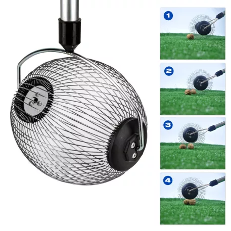 Gyümölcs- Dió összegyűjtő, drótkosaras, Od-50206B, Nyél Nélkül