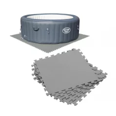   Medence Alátét Eva 500x500x10 mm, szürke, 9 db EXTRA ERŐS