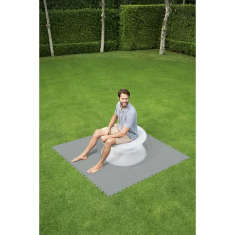 Medence Alátét Eva 500x500x10 mm, szürke, 9 db EXTRA ERŐS