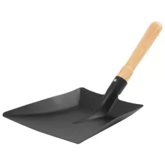 Fém Szemeteslapát Lakkozott (Fanyéllel)