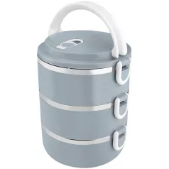 Ételhordó Magichome Lb933, 3 Részes, 1.5 L, Világoskék