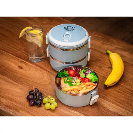 Ételhordó Magichome Lb933, 3 Részes, 1.5 L, Világoskék