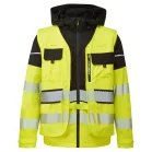 Portwest Ultimate Modular Hi-Vis 3 az 1-ben esőkabát (sárga/fekete XL)